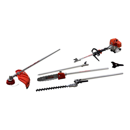 Desbrozadora Desmalezadora Motosierra Cortasetos Multifuncional Con Extension 2 Tiempos 52cc 2.5Hp Husky HKM5226E