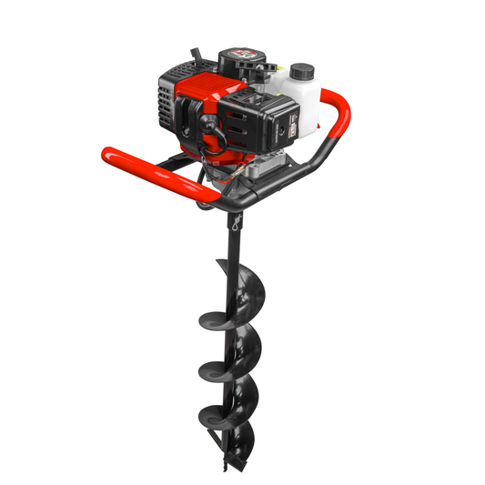 Motoperforadora Ahoyadora Con Motor A Gasolina 2 Tiempos De 52cc 2.5Hp 3 Barrenos Husky TOPO554