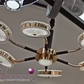 Candil contemporaneo Led con 6 lamparas