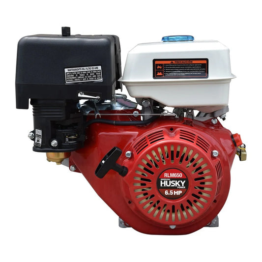 Motor A Gasolina 200cc 6.5 Hp Flecha Cuñero Arranque Manual Husky RLM650/RLM650M