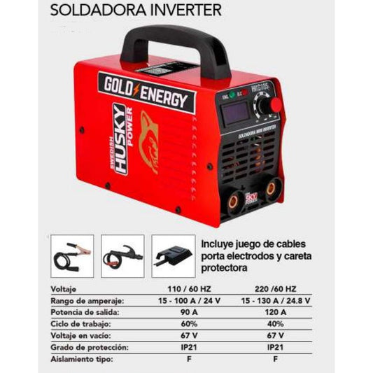 Soldadora Inverter Husky 110v/220v 130A